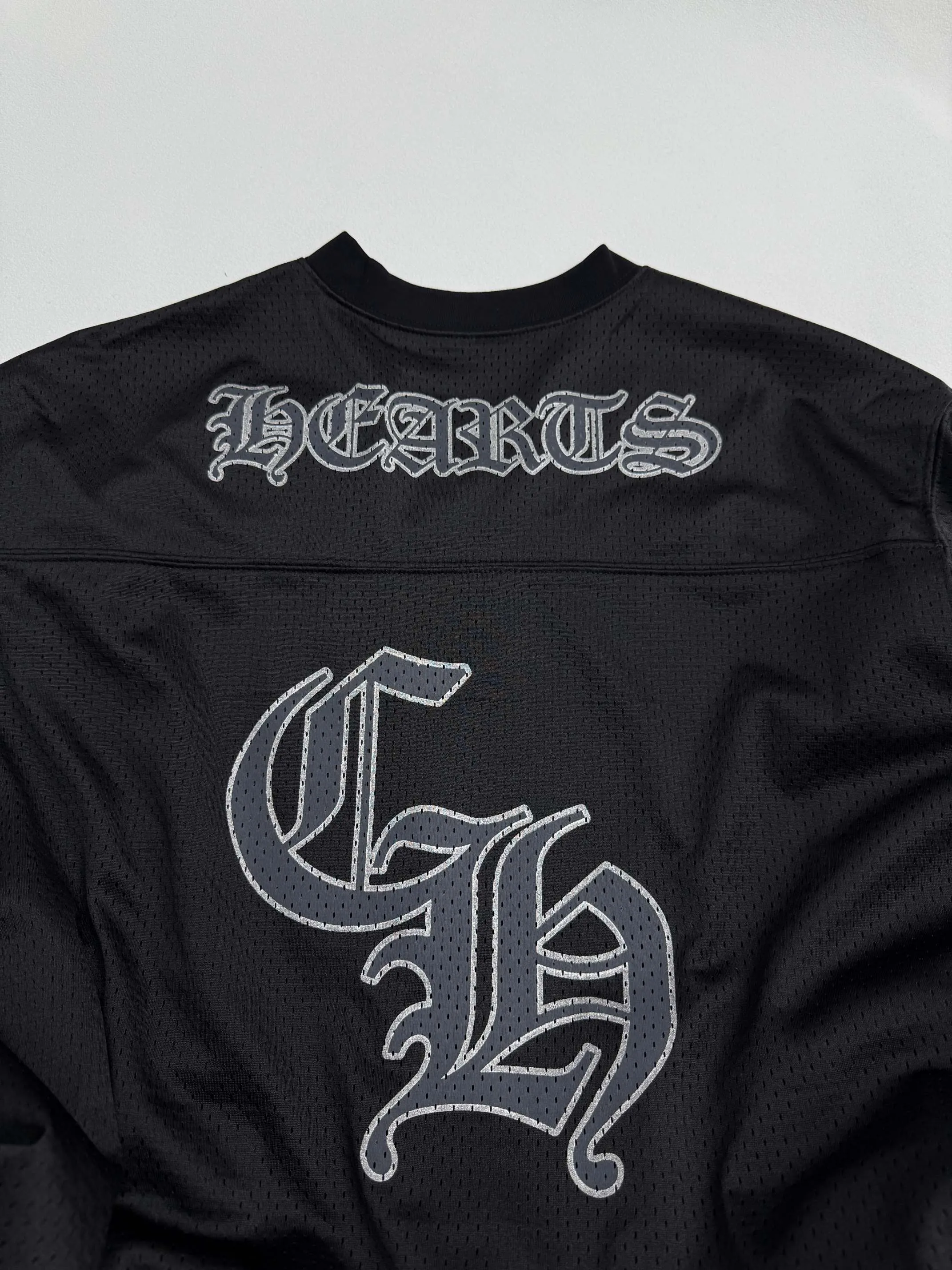 P340 Chrome Hearts Chrome Hearts Hockey Jersey Sanskrit Printed T-Shirt Long Sleeve S/M/L